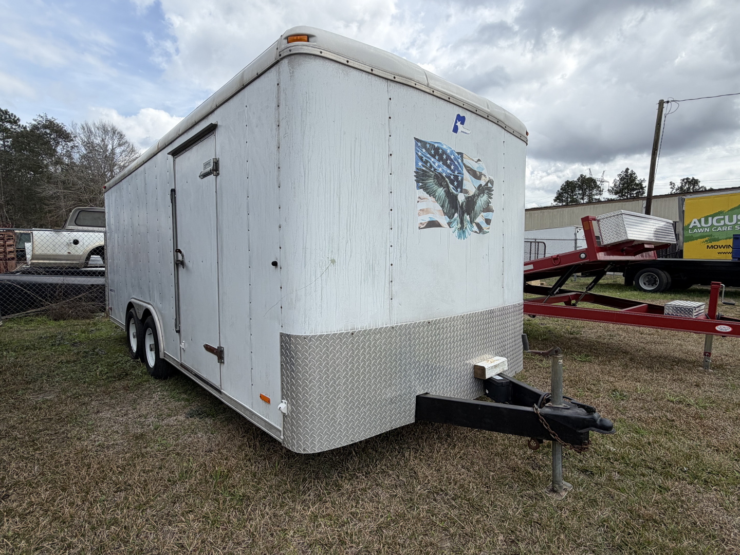 Used 2003 Pace American 8.5X18 Cargo / Enclosed Trailer