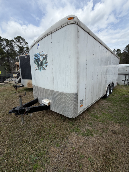 Used 2003 Pace American 8.5X16 Cargo / Enclosed Trailer