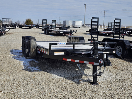 New 2026 Sure-Trac 7 x 20 (16+4) 14K Split Deck Tilt Trailer