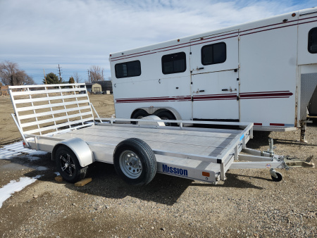 Used 2024 Mission FLEX HAUL 81X14 Utility Trailer
