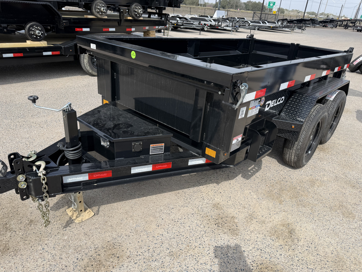 New 2026 Delco Trailers 5x10ft Dump Trailer