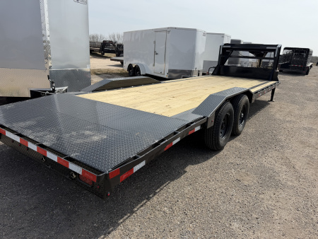 New 2026 Delco Trailers 102x26ft Gooseneck Equipment/Car Hauler Trailer