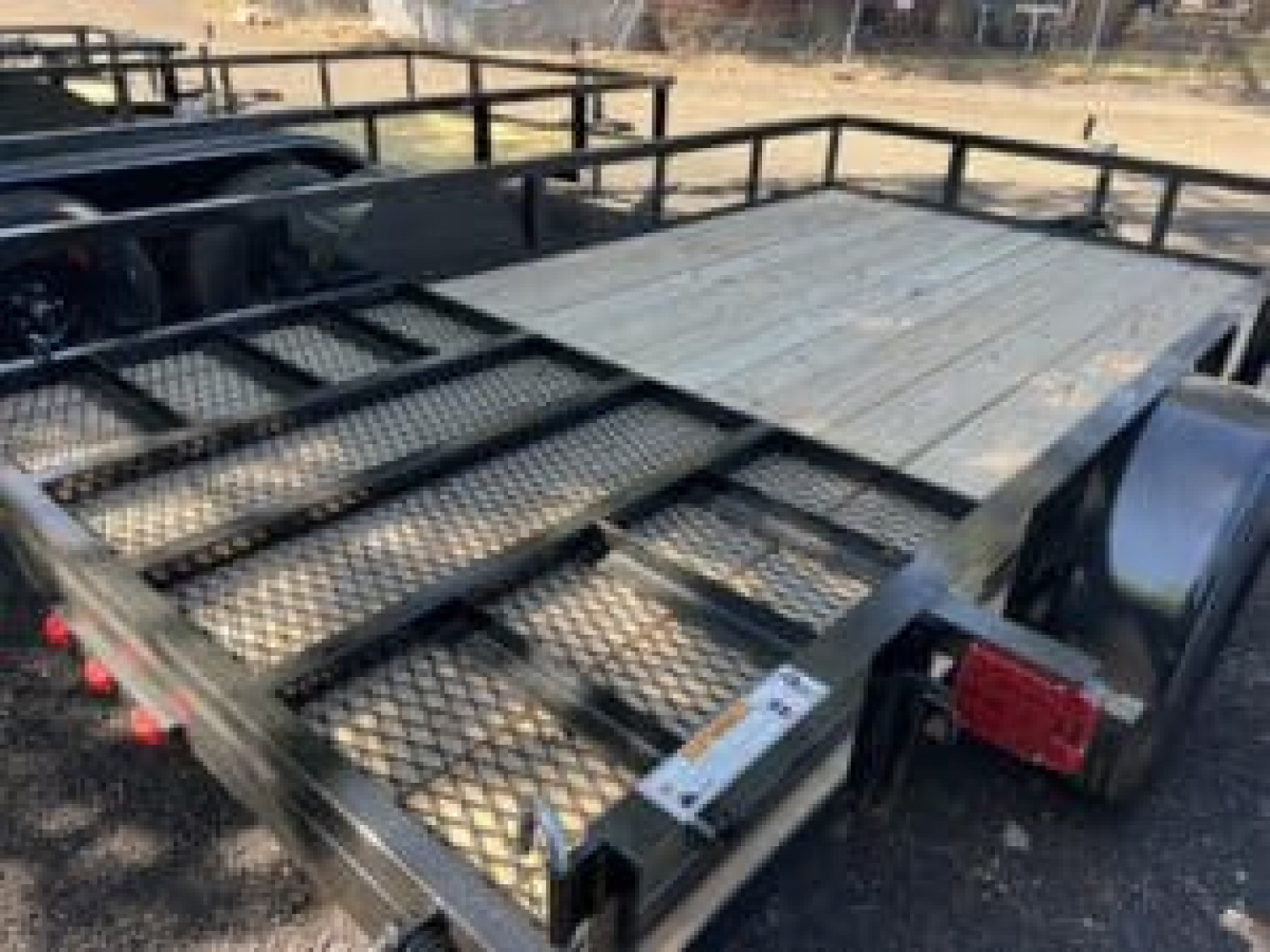 New 2026 Top Hat Trailers 77X12 Angle Rail Utility Trailer Utility Trailer