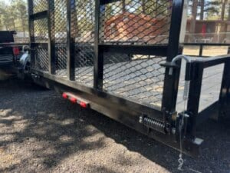 New 2026 Top Hat Trailers 77X12 Angle Rail Utility Trailer Utility Trailer