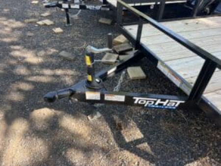 New 2026 Top Hat Trailers 77X12 Angle Rail Utility Trailer Utility Trailer