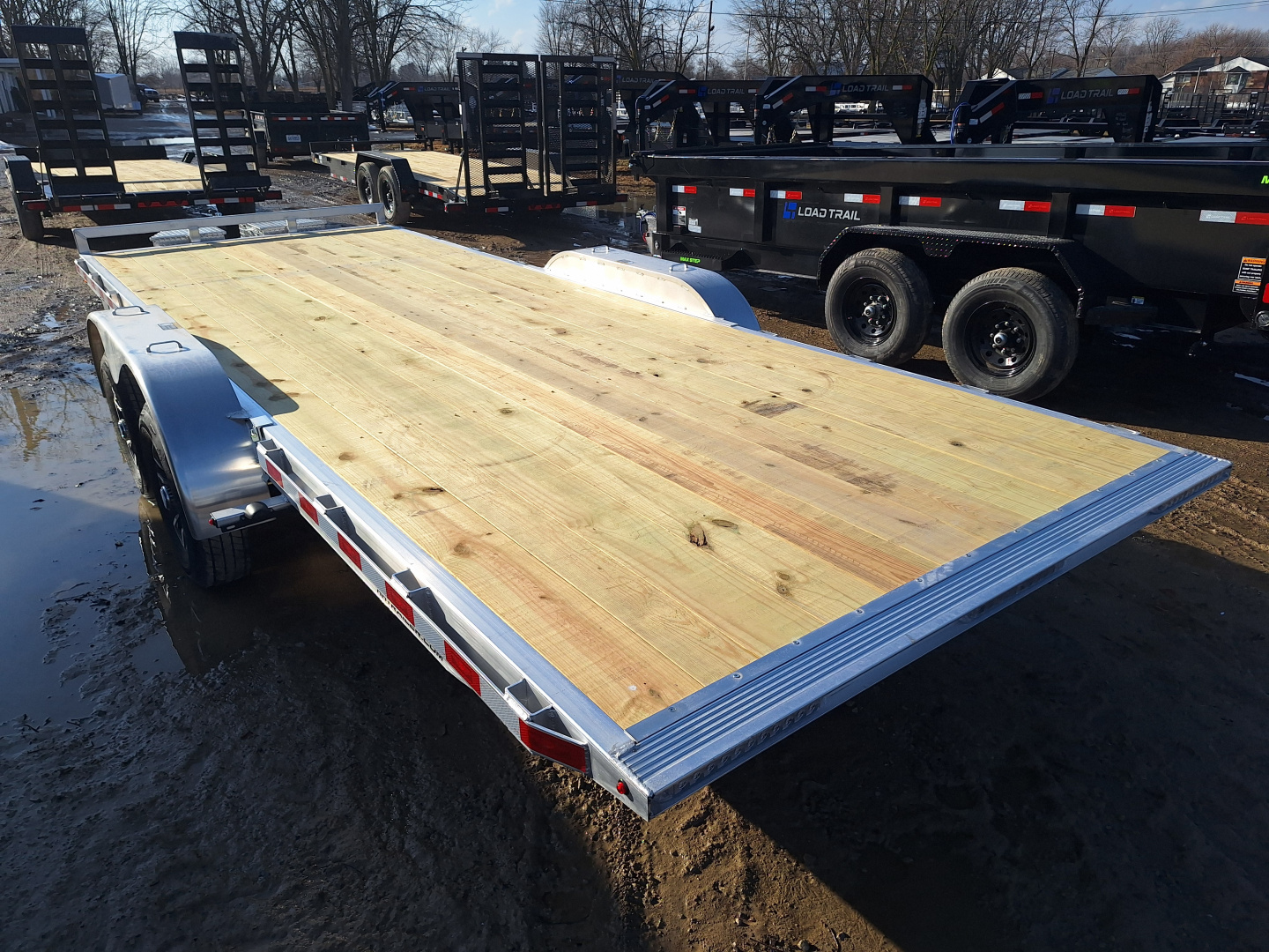 New 2026 H&H Trailers 82x20 Aluminum Speed Loader Tilt Trailer