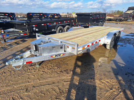 New 2026 H&H Trailers 82x20 Aluminum Speed Loader Tilt Trailer