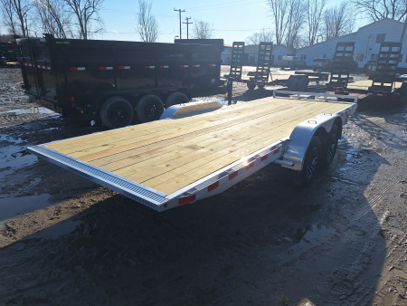 New 2026 H&H Trailers 82x20 Aluminum Speed Loader Tilt Trailer