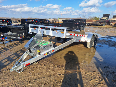 New 2026 H&H Trailers 82x20 Aluminum Speed Loader Tilt Trailer