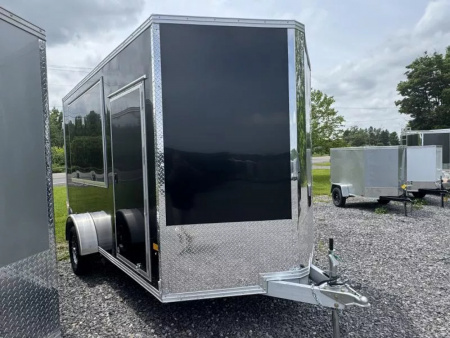 New 2025 ALCOM C7X12-IF SA STEALTH Cargo / Enclosed Trailer