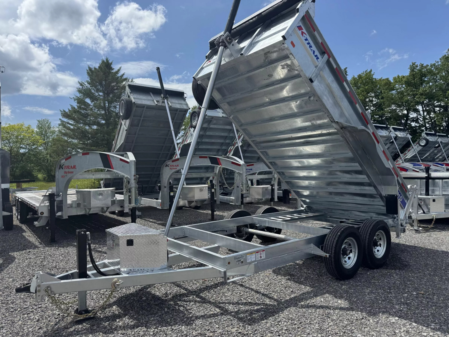 New 2025 K-Trail D8212-14 Dump Trailer