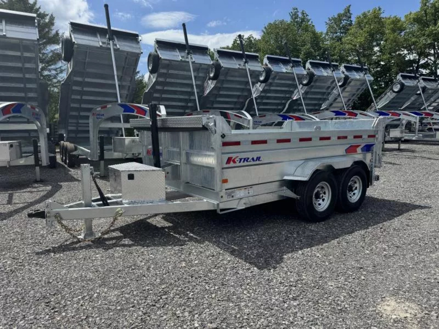 New 2025 K-Trail D8212-14 Dump Trailer
