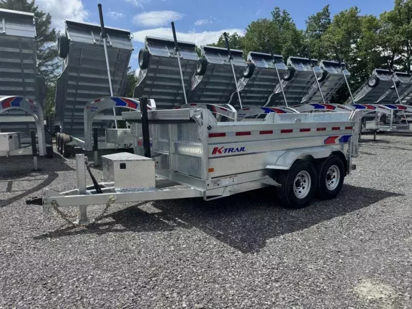 New 2026 K-Trail D8212-14 Dump Trailer