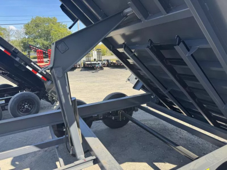 New 2026 Good Guys DL714B-BP 14' 2 FT SIDE Dump Trailer