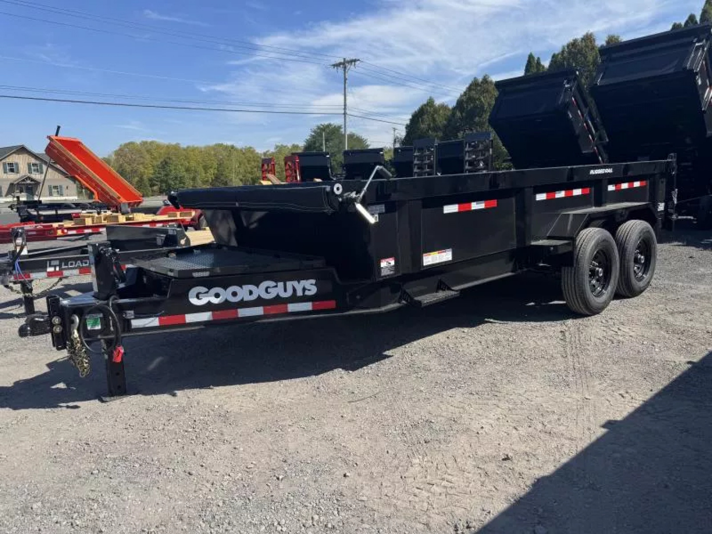 New 2026 Good Guys DL716R-2' SIDES Dump Trailer