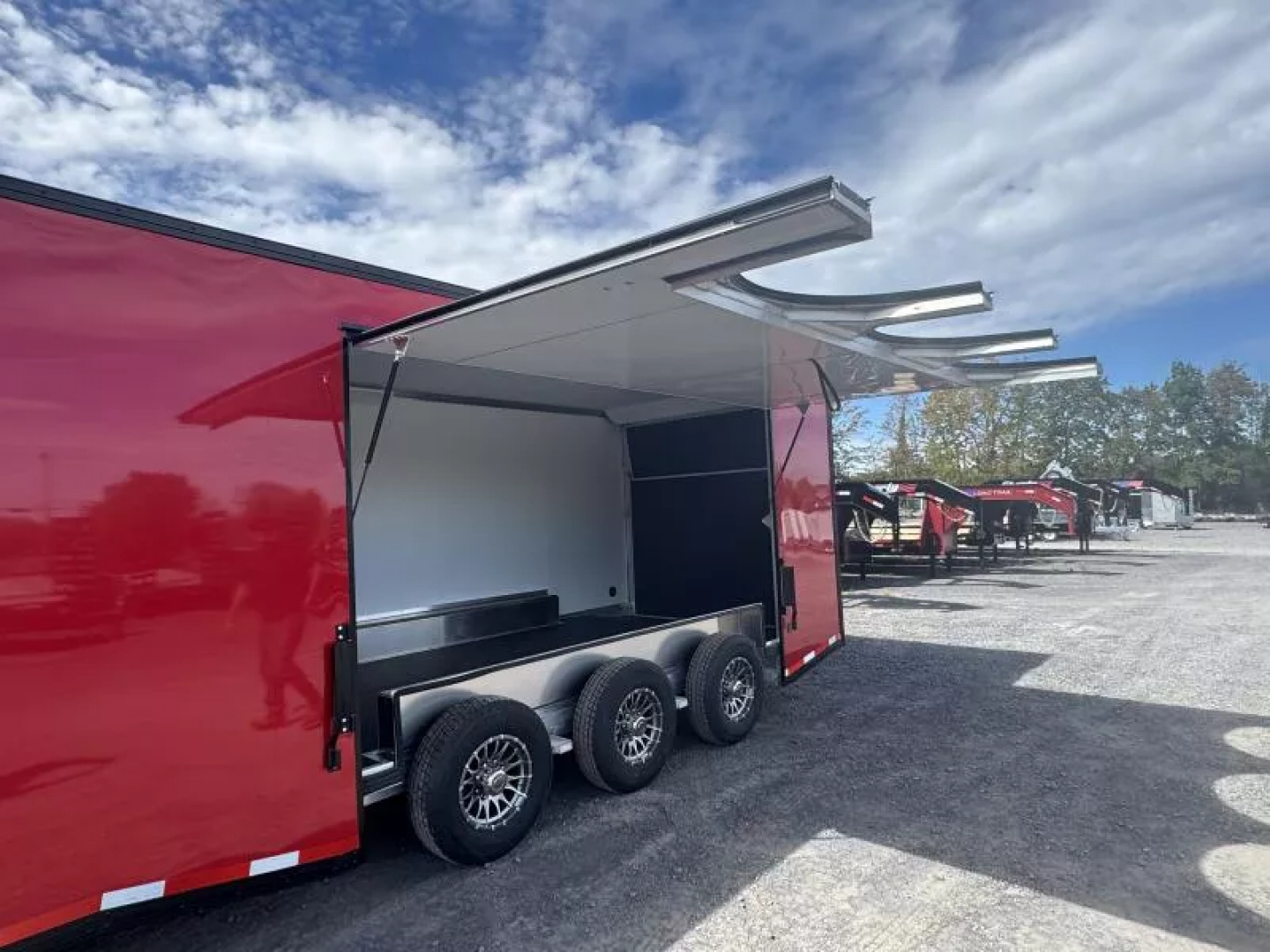 New 2026 Alcom-Stealth C8.5X24CH-IF STEALTH Car / Racing Trailer