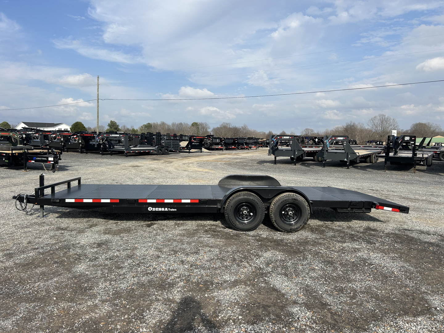 Used 2025 Odessa Trailers 7'X22' 10K Car Hauler