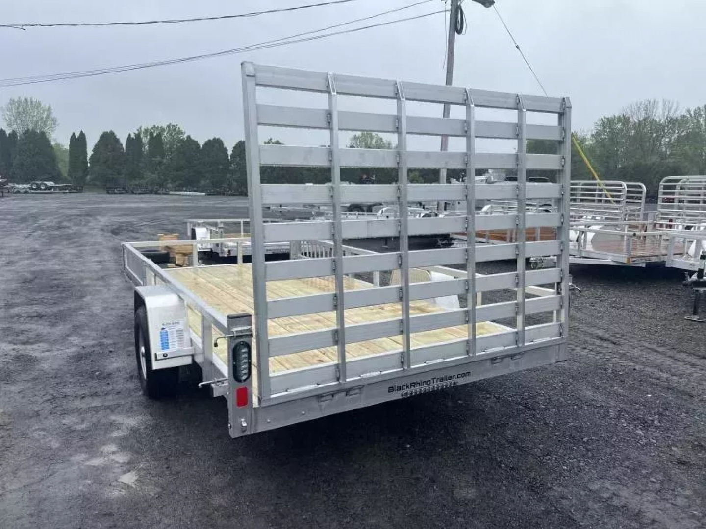 New 2026 Black Rhino EXS714 Utility Trailer
