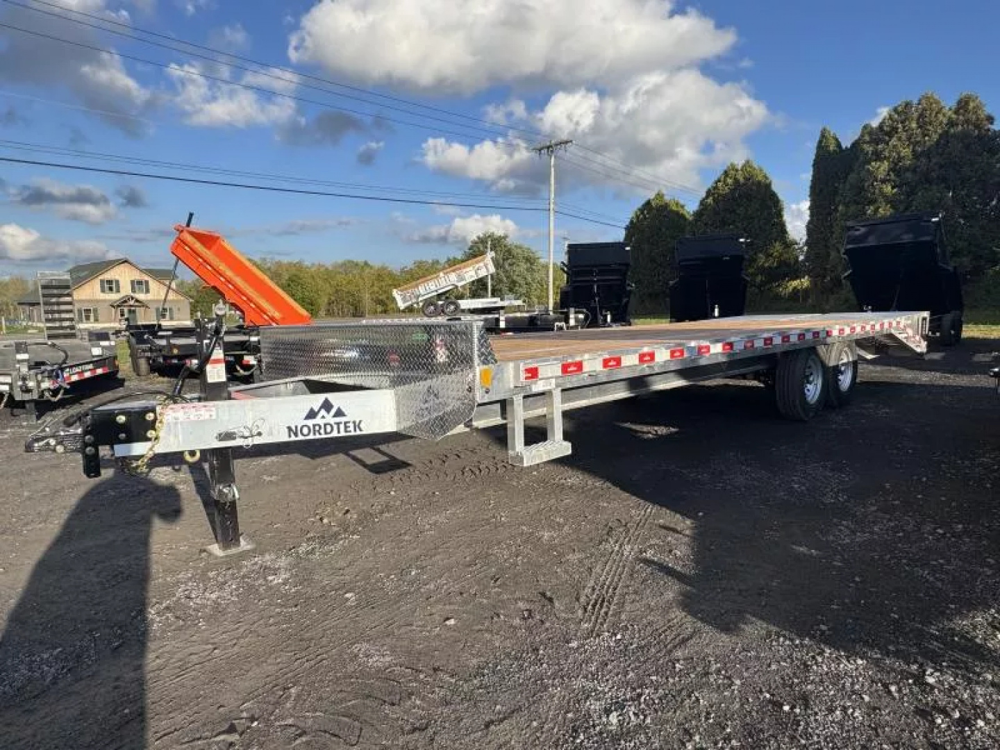 New 2026 Nordtek Trailers DO102X25-16K Deckover Trailer Nordek