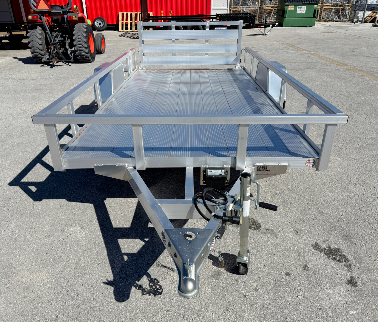 New 2025 Sure-Trac 6x12 Aluminum Tube Top 3K Utility Trailer