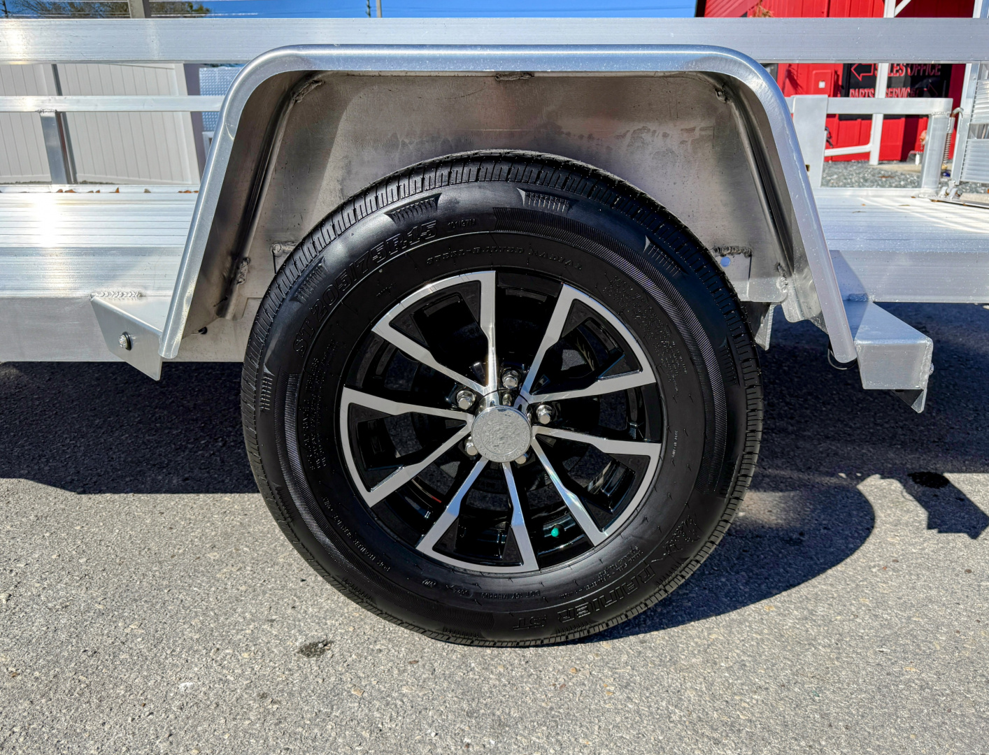 New 2025 Sure-Trac 6x12 Aluminum Tube Top 3K Utility Trailer