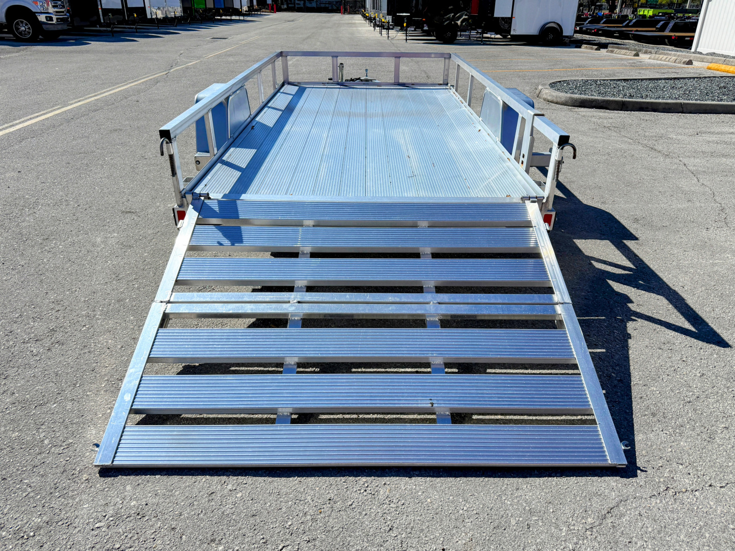 New 2025 Sure-Trac 6x12 Aluminum Tube Top 3K Utility Trailer