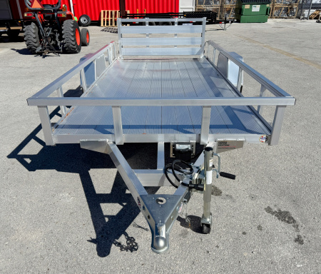 New 2025 Sure-Trac 6x12 Aluminum Tube Top 3K Utility Trailer