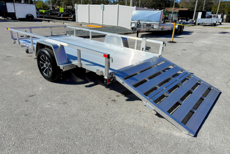 New 2025 Sure-Trac 6x12 Aluminum Tube Top 3K Utility Trailer