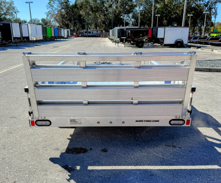 New 2025 Sure-Trac 6x12 Aluminum Tube Top 3K Utility Trailer
