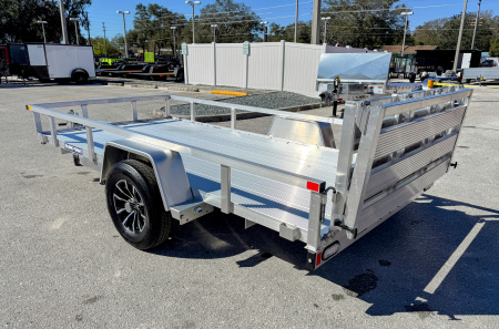 New 2025 Sure-Trac 6x12 Aluminum Tube Top 3K Utility Trailer