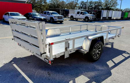 New 2025 Sure-Trac 6x12 Aluminum Tube Top 3K Utility Trailer