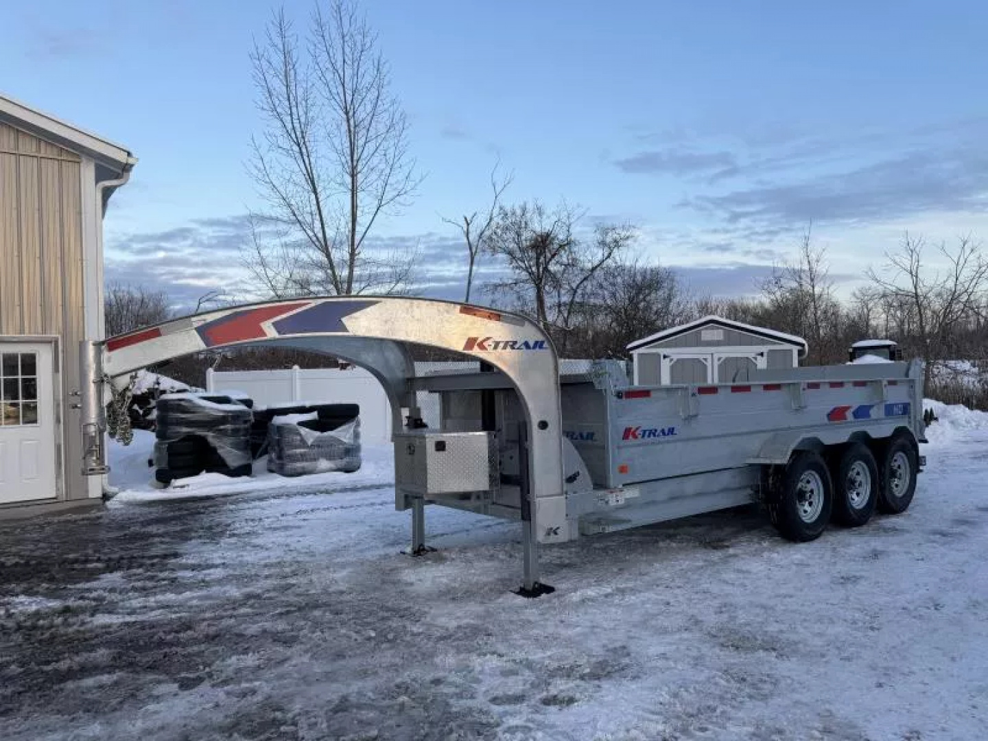 New 2026 K-Trail DGON8216-21-PS Dump Trailer