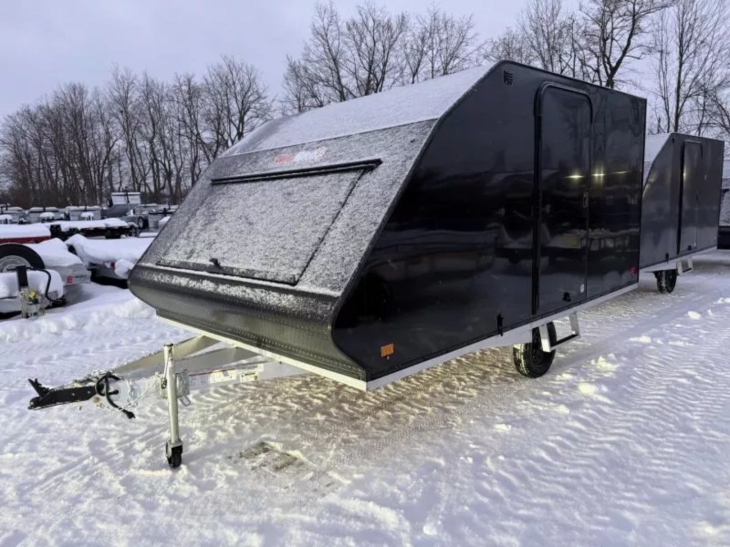 New 2026 ALCOM 101X12 HYBRID Snowmobile Trailer