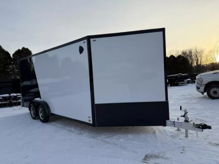 New 2026 Legend Trailers 7.5X23ETA35 Inline 3 Place Snowmobile Trailer