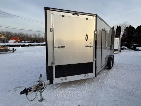 New 2026 Legend Trailers 7.5X23ETA35 Inline 3 Place Snowmobile Trailer