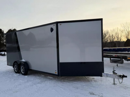 New 2026 Legend Trailers 7.5X23ETA35 Inline 3 Place Snowmobile Trailer