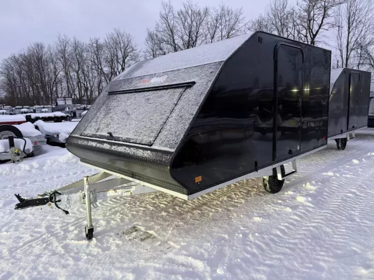 New 2026 ALCOM 101X12 HYBRID Snowmobile Trailer
