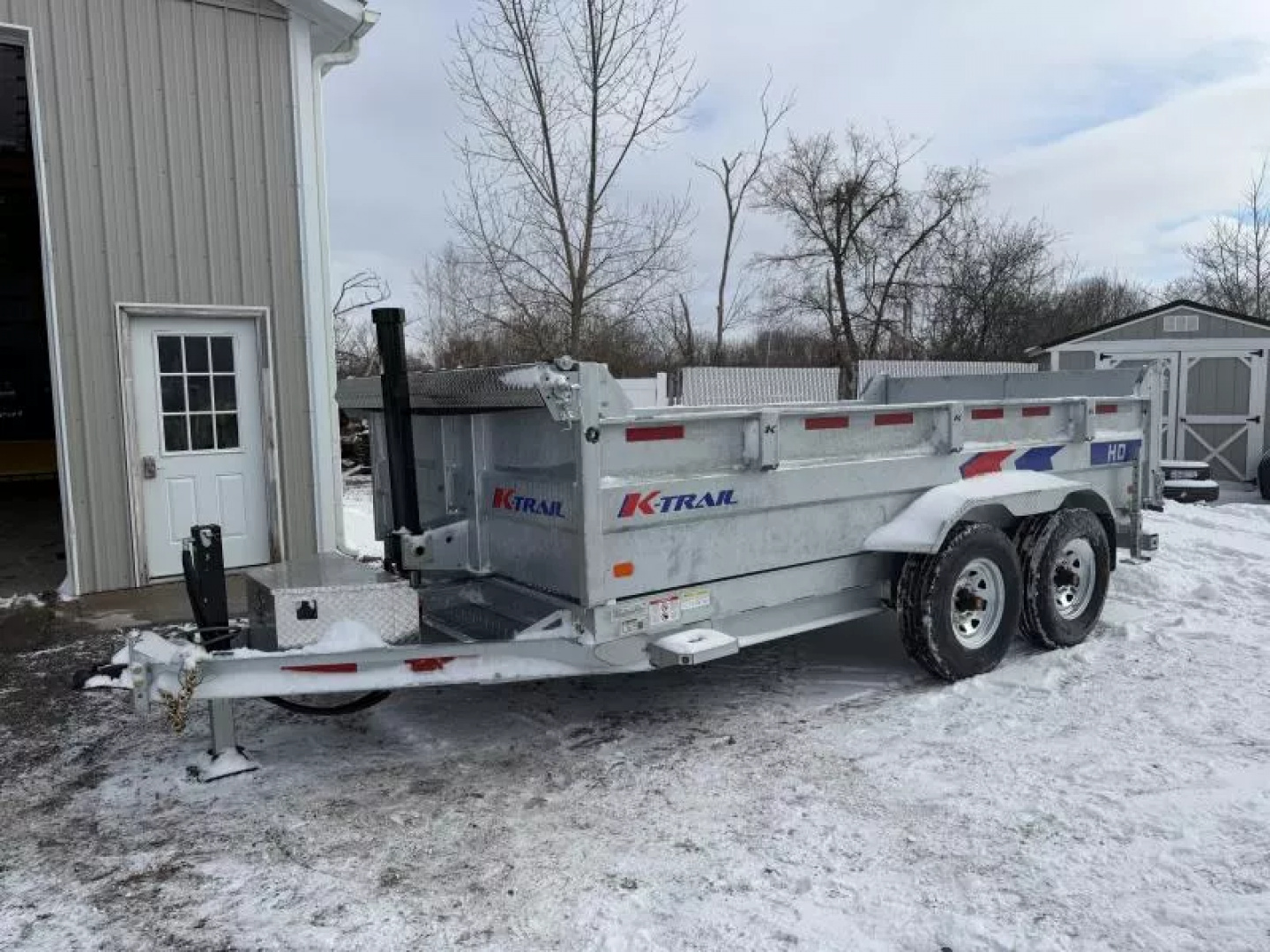 New 2026 K-Trail D8214-14 Dump Trailer