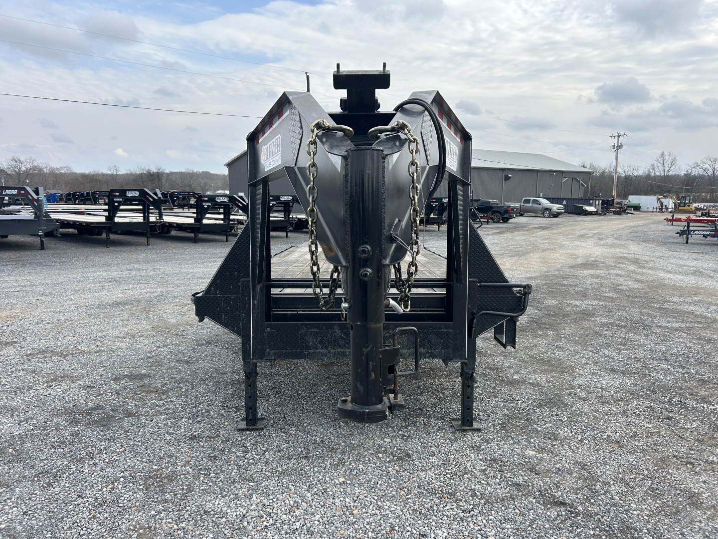 Used 2024 Blazer 102"X24' 14K Gooseneck Flatbed Trailer