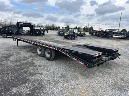Used 2024 Blazer 102"X24' 14K Gooseneck Flatbed Trailer