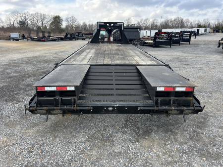 Used 2024 Blazer 102"X24' 14K Gooseneck Flatbed Trailer