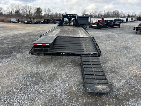 Used 2024 Blazer 102"X24' 14K Gooseneck Flatbed Trailer