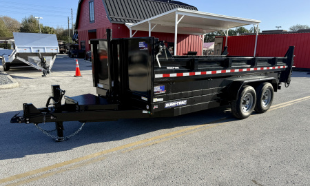 New 2025 Sure-Trac 82x16 Telescopic 14K Dump Trailer