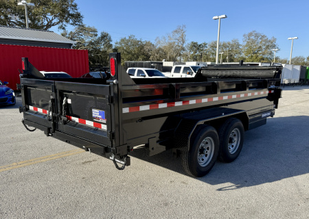New 2025 Sure-Trac 82x16 Telescopic 14K Dump Trailer