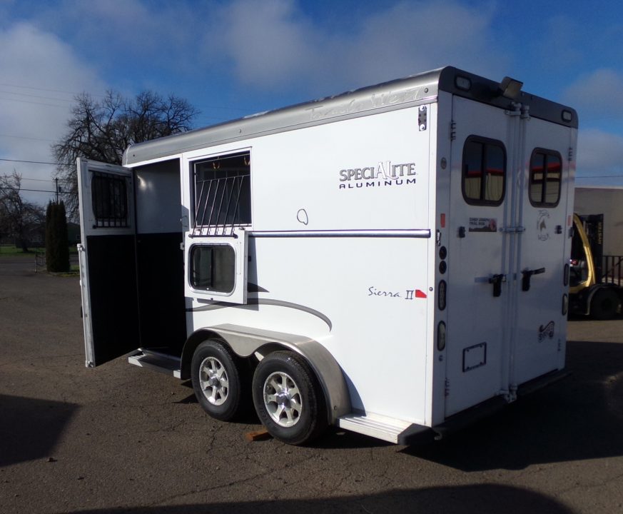 Used 2013 Trails West Sierra 2H Specialite Horse Trailer