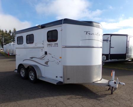 Used 2013 Trails West Sierra 2H Specialite Horse Trailer