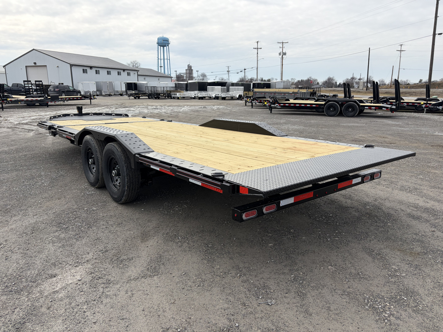 New 2026 Diamond C Trailers HXD207L22X102 (22' x 102") 15.5K Full Width Partial Tilt Equipment Trailer