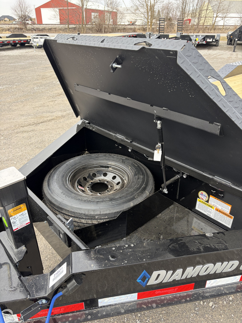 New 2026 Diamond C Trailers HXD207L22X102 (22' x 102") 15.5K Full Width Partial Tilt Equipment Trailer