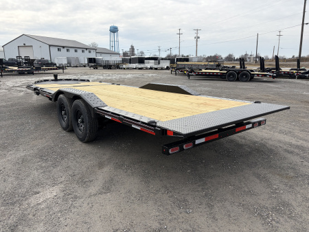 New 2026 Diamond C Trailers HXD207L22X102 (22' x 102") 15.5K Full Width Partial Tilt Equipment Trailer