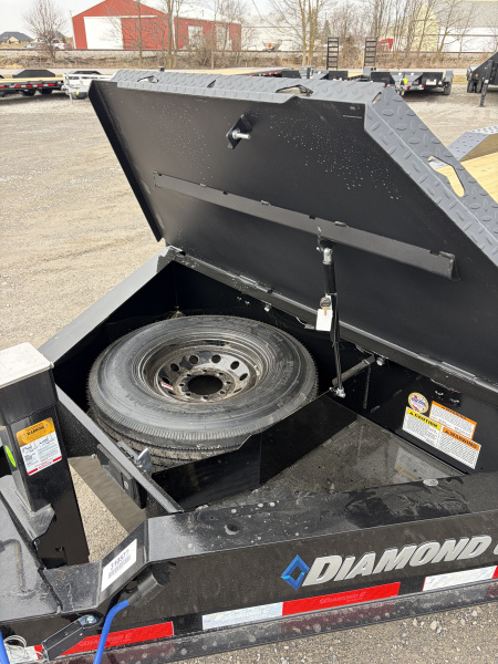New 2026 Diamond C Trailers HXD207L22X102 (22' x 102") 15.5K Full Width Partial Tilt Equipment Trailer